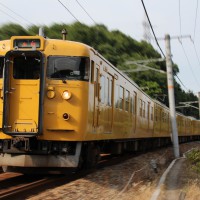2015/6/07　115系花燃ゆ電車を追いかける！