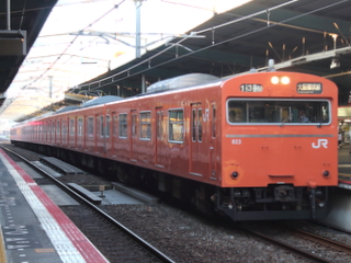 森ノ宮電車区 103系SA編成