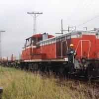 2014/8/3　DE10-1512号機と偶然見れた回送電車の115系