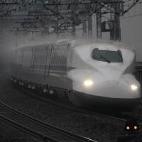 2015/06/11　雨の中を走る新幹線！