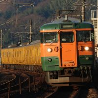 2016/12/11　早朝の115系7連・6連 と EF210牽引の貨物列車を撮影！